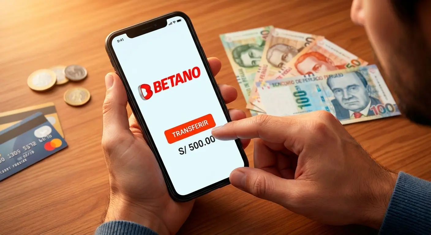 Depósitos y retiros a través de métodos de pago populares en Betano Perú.