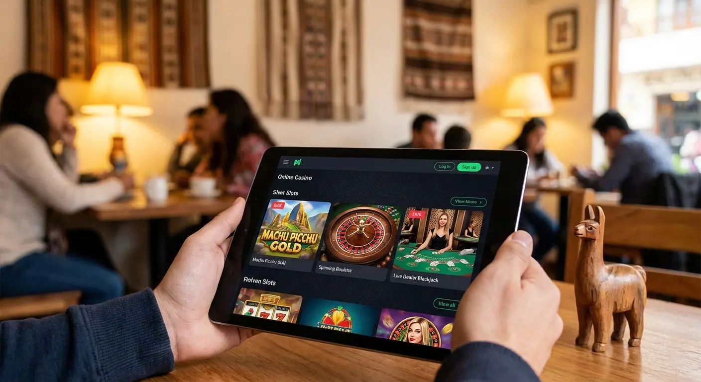 Vista de juegos populares en el casino Betano Perú