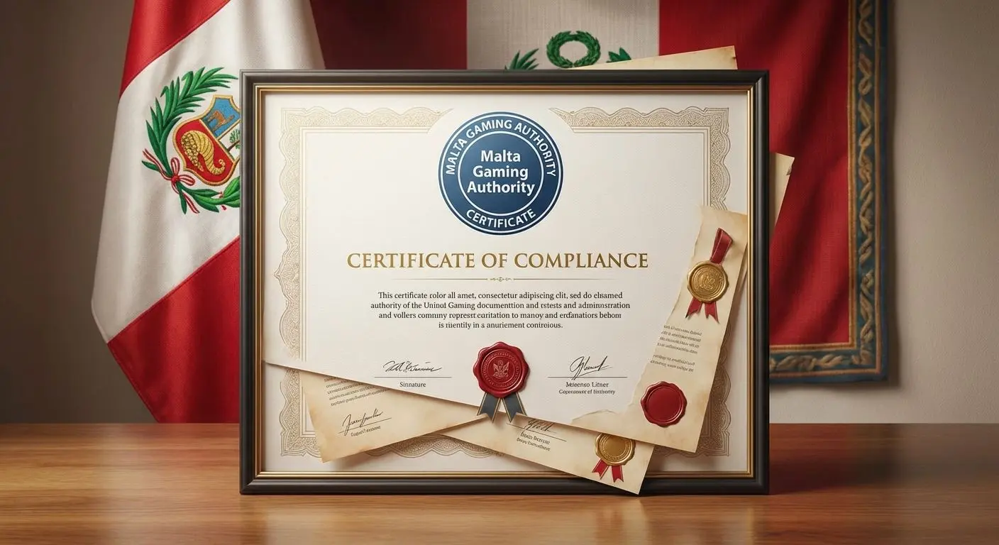 Certificado de licencia MGA de Betano y cumplimiento legal en Perú