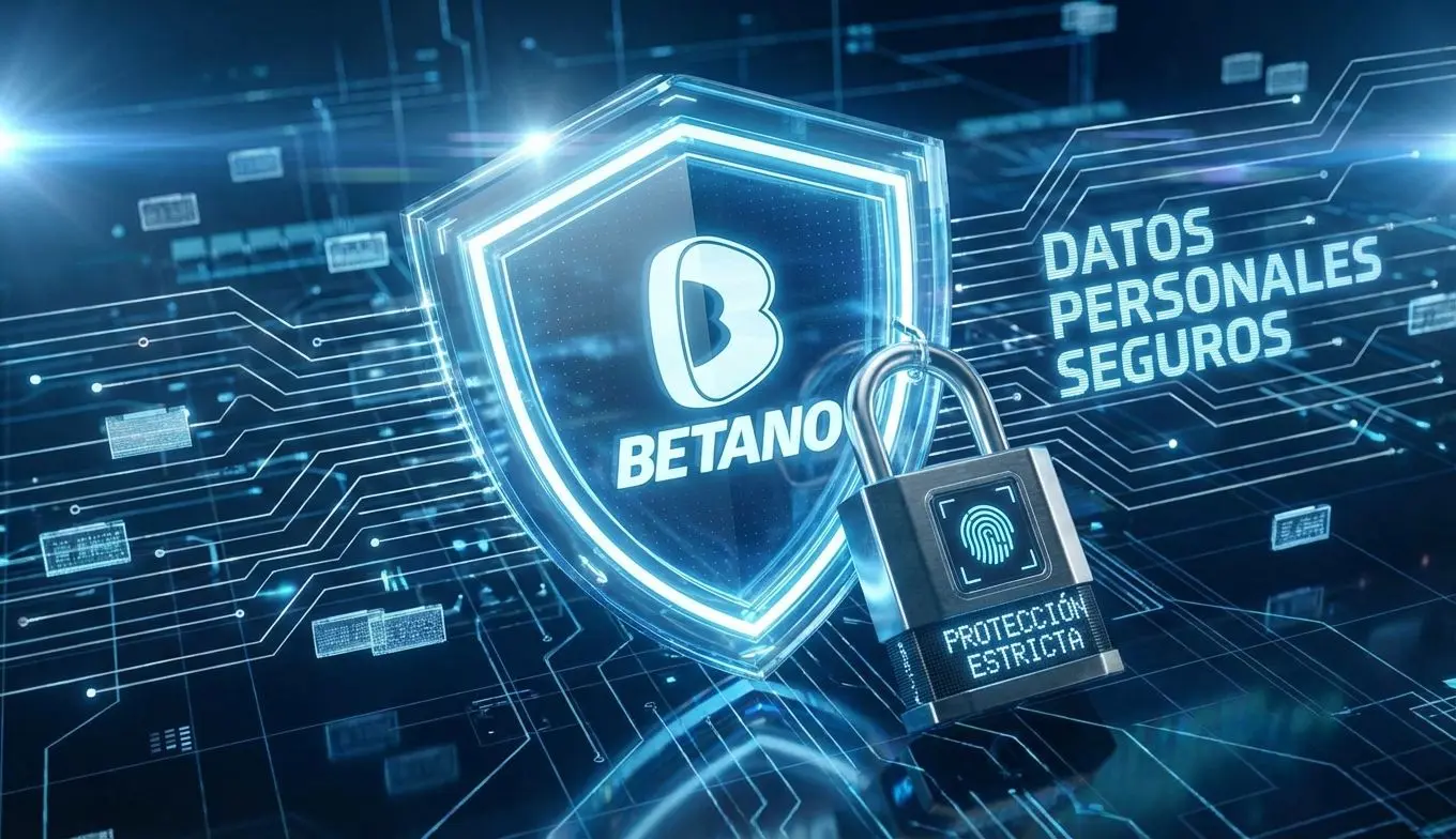 Escudo digital que protege datos personales de usuarios en Betano